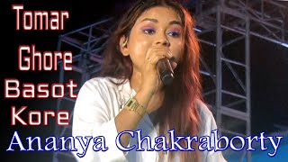 TOMAR GHORE BASOT KORE KOYJONA  ANANYAN CHAKRABORTY LIVE [upl. by Nadean148]