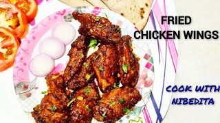 FRIED CHICKEN WINGS  CRISPY KOREAN FRIED CHICKEN  FRIED CHICKEN RECIPE  nibeditakitchenodia [upl. by Suirauqed]