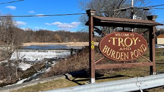 Troy NY  History Burden Iron Water Wheel amp Downtown [upl. by Seaver]