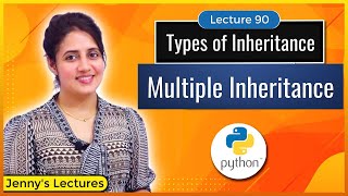 Multiple Inheritance in Python  Python Tutorials for Beginners lec90 [upl. by Aihsikal726]