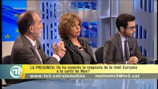 TV3  Els Matins  La tertúlia del 090114 part 1 [upl. by Ocramed]