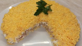 Салат с копчёной курицей и грибами [upl. by Ahkeber]