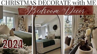 NEW CHRISTMAS DECORATE WITH ME PT2  BEDROOM STYLING  BUDGET FRIENDLY HOLIDAY DECOR IDEAS [upl. by Pelletier949]