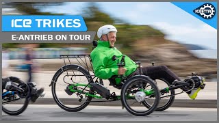 ICE Trikes Auf Tour mit dem Shimano STEPS EP8 EAntrieb [upl. by Camilia490]