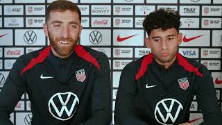 USMNT GOALKEEPER MATT TURNER amp FORWARD RICARDO PEPI talk prior to Nations League matches vs Jamaica [upl. by Jon]