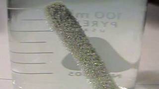 Silver Silver Crystals Growing On Copper Time lapse Video [upl. by Biancha]