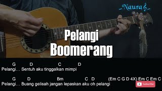 Boomerang  Pelangi Guitar Chords Lyrics [upl. by Olumor]