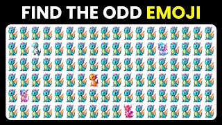 Can You Find the Odd One Out in 10 seconds 30 HARD Emoji Puzzles to Test your Skills 48 [upl. by Fortuna]