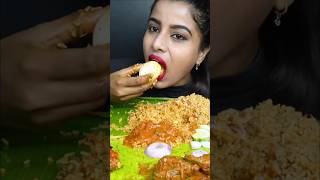 ASMR eaingi chicken biriyani chicken alfaham liver fry egg extra gravy muckbang [upl. by Yanarp860]