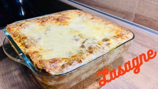 Recette lasagne facile Easy lasagna recipe [upl. by Hakilam]