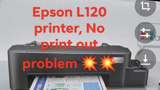 How To Repair Epson L120 L121 printer No print out Problem 💥printer epson repair [upl. by Algar227]