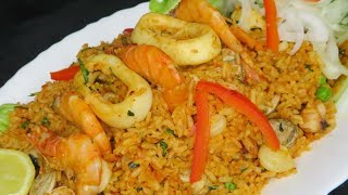 COMO PREPARAR ARROZ CON MARISCOS FÁCIL Y RÁPIDOCOMIDA PERUANA [upl. by Felicia]