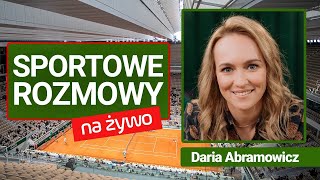 Daria Abramowicz w Sportowej Rozmowie na żywo [upl. by Brote]