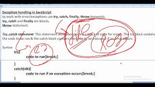 error handling in JavaScript [upl. by Nannette]