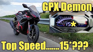 GPX Demon gr 165r top speed [upl. by Eniamor]