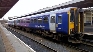 Northern Rail Class 153 At BarrowInFurness Train Station [upl. by Sondra]