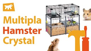 MULTIPLA HAMSTER CRYSTAL by Ferplast Assembly Tutorial [upl. by Michaud]