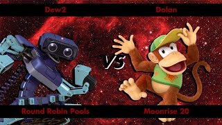 Dew2 ROB vs Dolan Diddy Kong  Round Robin Pools Moonrise 20 [upl. by Neelrihs]