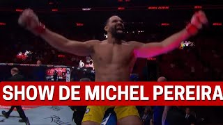 LUTA MICHEL PEREIRA UFC 299 BRASILEIRO DÁ SHOW E FINALIZA MICHAL OLEKSIEJCZUK [upl. by Illib795]