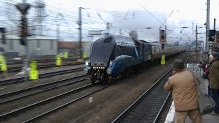 4464 Bittern in York and Doncaster 7th December 2013 [upl. by Idnahc898]