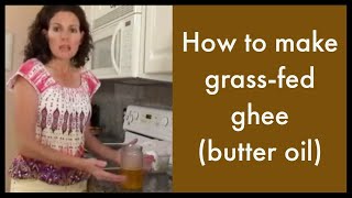 How to Make Ghee — otherwise known as Butter Oil or Clarified Butter [upl. by Maxfield]