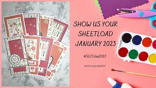 January 2023 SheetLoad of Cards  SLCTJan2023  Crafty Cards for Crafty Friends [upl. by Nohtahoj]