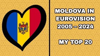 Moldova in Eurovision  My Top 20 [upl. by Alded]