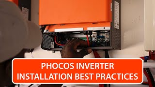 Phocos AnyGrid Inverter Installation Best Practices [upl. by Anaeco]