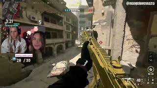 NADIA AND AZRA PLAY CALL OF DUTY NAZRA OLD STREAM [upl. by Jacynth]