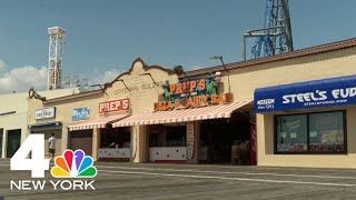 Amusement park reopening delayed  NBC New York [upl. by Laroy]