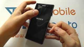 How To Switch On amp Off  Sony Xperia Z1 [upl. by Ricker]