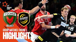 Füchse Berlin vs Chambery Savoie Mont Blanc Handball  Highlights  Group matches  Round 1 [upl. by Gensmer]