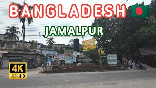 Bangladeshi 4K Walking Tour Mymensingh City 24  Faujdari Mor Medical Rd Jamalpur Walking Tour 24 [upl. by Bradly]