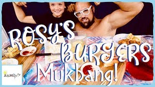 ROSYS BURGERS MUKBANG  SAMOAS BEST GOURMET BURGER  SAMOAN VLOG [upl. by Mallin]