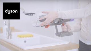 How to empty and clean the clear bin on your Dyson V11™ cordless vacuum [upl. by Harriman]