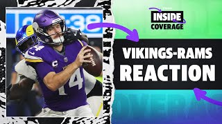 How did refs miss OBVIOUS facemask penalty call in Vikings vs Rams  Inside Coverage [upl. by Tedi]