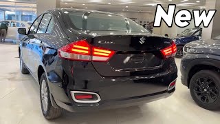 New MARUTI SUZUKI CIAZ 2024 ZETA BLACK COLOUR 🔥 CIAZ ZETA ₹105 Lakh 2nd Top Model 2024 Review [upl. by Lorac]