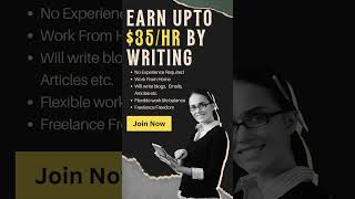 earn money by writing articles  get paid to write [upl. by Lura]