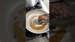 Whole steak seared steak shortvideos shorts viralvideo chef [upl. by Eninahpets612]