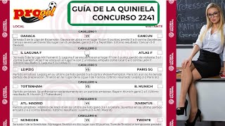 Guia de la Quiniela Progol 2241 [upl. by Thia637]