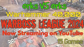 Dreads Warboss Tornament Highlights  40k ORK battle report [upl. by Maltz]