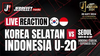 🔴KOREA SELATAN VS INDONESIA  TIMNAS INDONESIA U20 SEOUL EARTH ON US CUP 2024  LIVE REACTION [upl. by Atilemrac815]