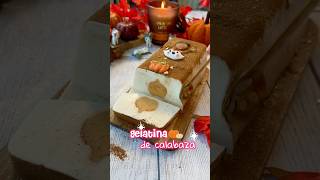 Gelatina de calabaza 🎃 receta postres recetasfaciles [upl. by Ahtilat]