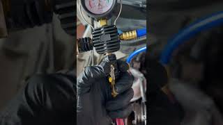 Filling coolant in a vacuum mechancial automobile shortsvideo mecanic car welding [upl. by Eetnahc]