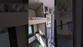 Flythrough 2025 Shasta Compact 16BH Bunkhouse Travel Trailer [upl. by Idnerb656]