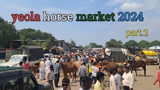 yeola horse market 2024 yeola horse market indian pets Animal [upl. by Grodin416]