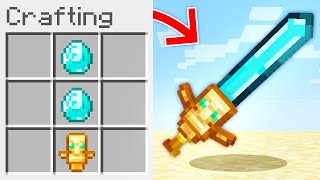 Minecraft But You Can Craft Custom Weapons [upl. by Nireil]