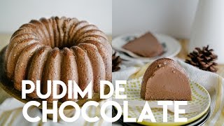 PUDIM DE CHOCOLATE brigadeirão MEGA CREMOSO [upl. by Sucramal204]