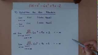 Kurvendiskussion Teil 9  Verhalten der Funktion an den Rändern [upl. by Yrotciv]