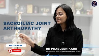 Dr Prableen Kaur on 3rd common cause of Backpain Sacroiliac joint arthropathy [upl. by Ynnij687]